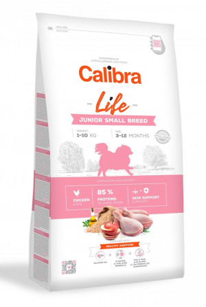 Calibra Dog Life JUNIOR SMALL Chicken - sausā barība suņiem 6kg